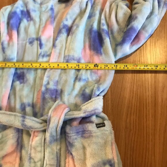 Eddie Bauer Robe Kids Tie Dyed Hooded Robe Size 7/8 NWOT - Picture 8 of 8